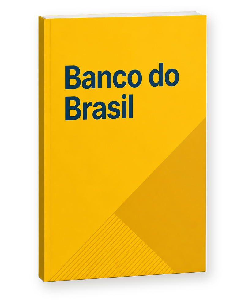 Capa provisória da apostila Banco do Brasil