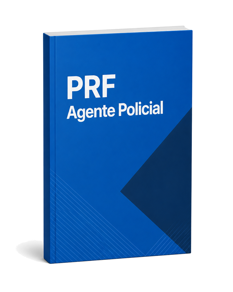 Capa provisória da apostila PRF — Agente Policial