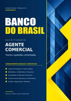 Apostila atualizada Banco do Brasil — Escriturário / Agente Comercial